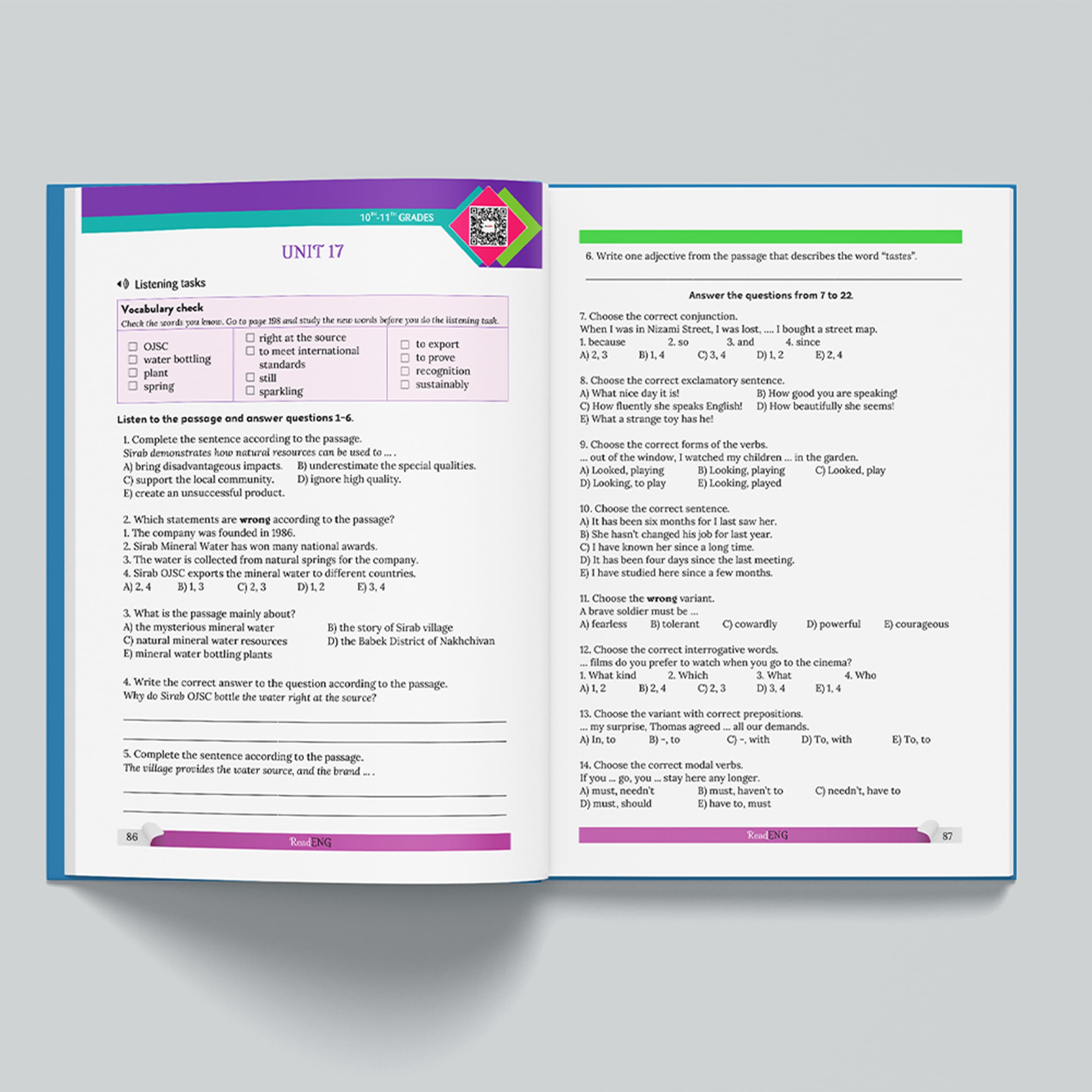 Test Toplusu ReadEng English 10 - 11 kiçik şəkil 3