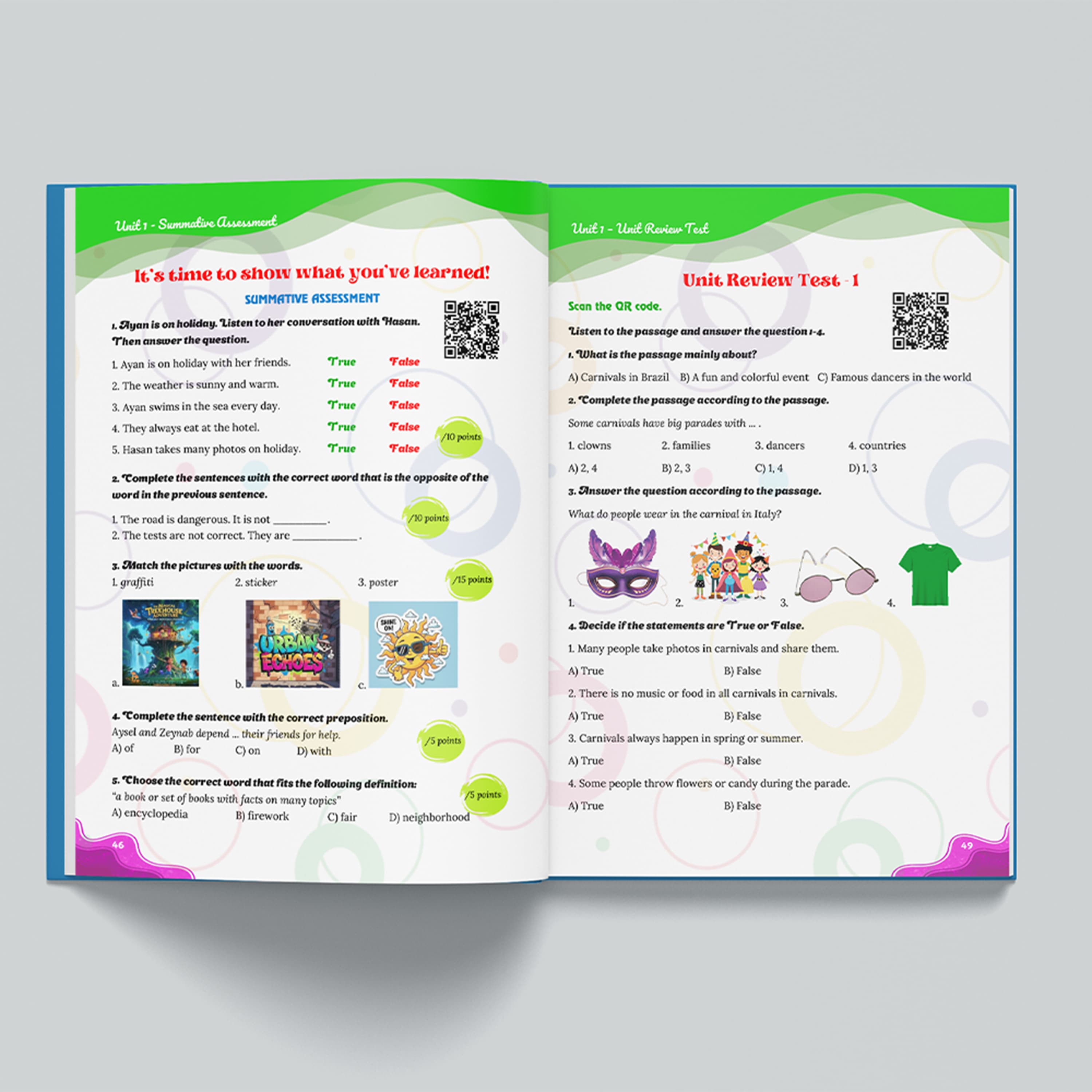 Test Toplusu I Understand English and I can Speak It 6-cı sinif kiçik şəkil 11