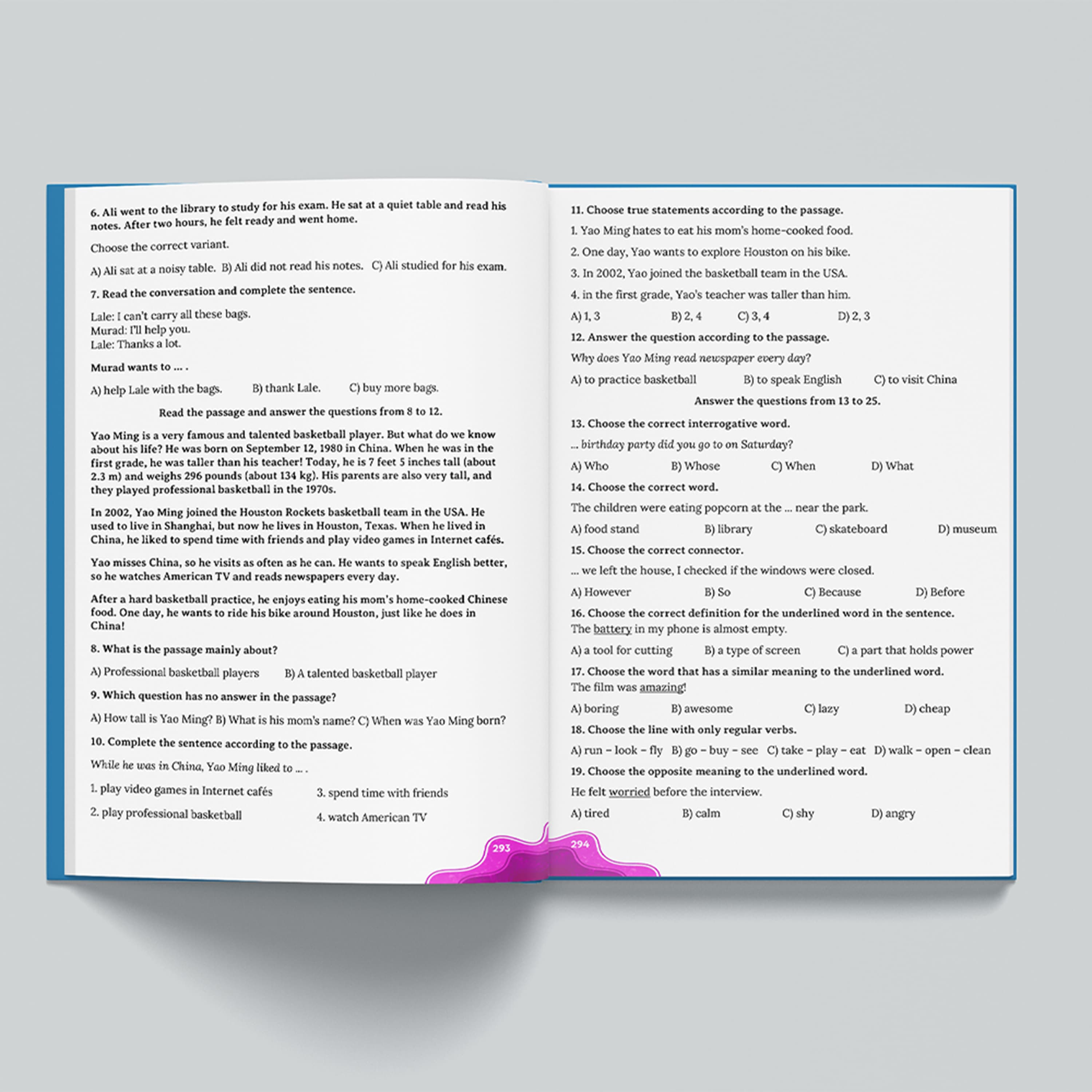 Test Toplusu I Understand English and I can Speak It 6-cı sinif kiçik şəkil 13